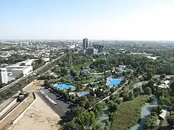 Вид из окна ресторана