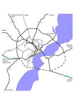 Транзитные магистрали Саратова