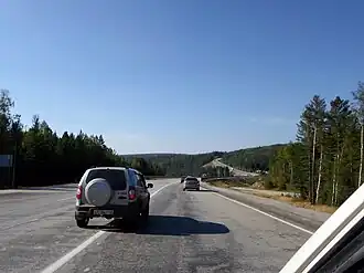 Федеральная автомагистраль Р258  «Байкал» на Олхинском плато