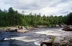 Левая протока порога Шляпа