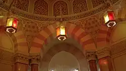 Турецкая баня. Интерьер. Купольный зал