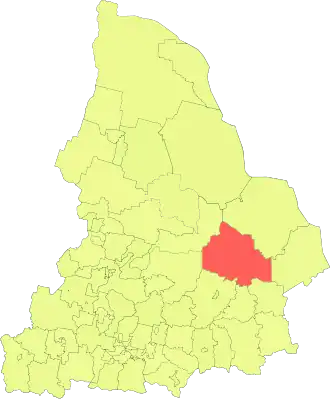 Туринский районТуринский городской округ на карте