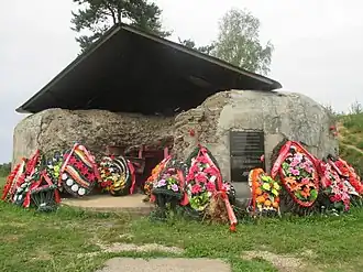 Элемент мемориального комплекса «Поле ратной славы» (Полоцкий УР)