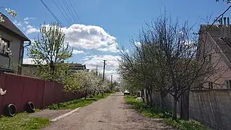 конец улицы