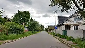 конец улицы — вид со стороны улицы Красносельского