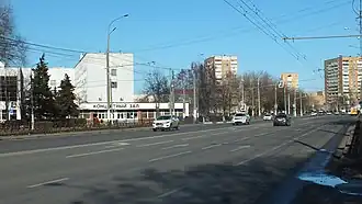 Улица Кирова, в районе дом 5, по направлению к центру