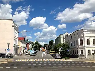 Улица Миславского от пересечения с улицами Батурина и Дзержинского