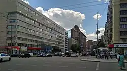 Конечная часть улицы. Вид со стороны бульвара Леси Украинки