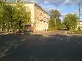На пересечении с улицей Некрасова
