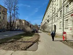 Улица Стахановцев. Вид от Таллинской улицы