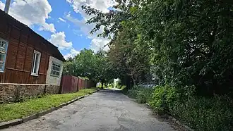 начало улицы: вид со стороны Пантелеймоновской (Малясова) улицы