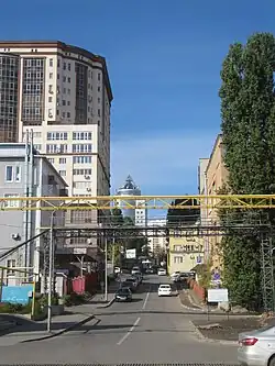 Шелковичная улица: вид от набережной в сторону улицы Чернышевского