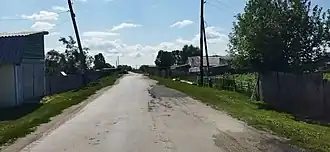 Улица в селе Озёрки