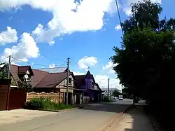 Улица Белинского у пересечения с улицей Таймырской