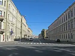 Улица Глинки, вид от проспекта Римского-Корсакова