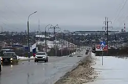 вид на улицу от 11 микрорайона Арзамаса