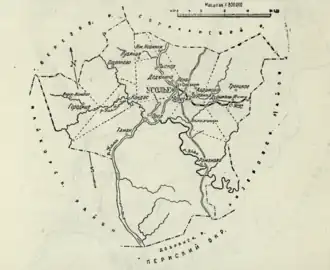 Лёнвенский район на карте
