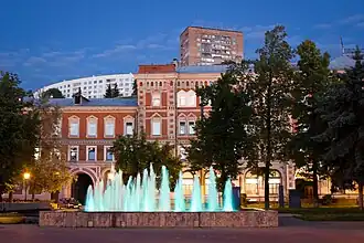 Вид на фонтан