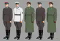 Изменения в форме 1938-39 гг. Младший Н/С и рядовой состав: отделенный командир милиции в шерстяной гимнастерке (ТО), старший милиционер (ОРУД) в белой гимнастерке, старшина милиции в зимней форме,  старший милиционер (ОРУД) в шерстяной гимнастерке (с августа 1939 г.), отделенный командир милиции (ТО) в зимней форме (с августа 1939 г.)