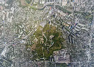 Вид на крепость с высоты птичьего полета