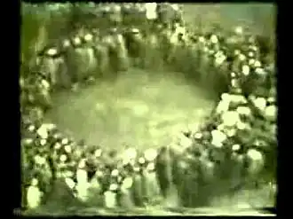 Хаджи-Мюриды, совершающие зикр. Фильм Николая Лебедева «Страна Нахчо» («Совкино»-«Востоккино», 1930)