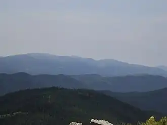 Вид на хребет с Малого Горгана