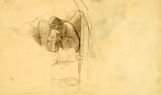 Эскиз «Ангел у гроба Господня». Инв. Р-15338