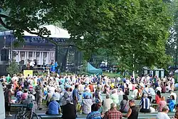 Выступления творческих коллективов на «Празднике миноги»