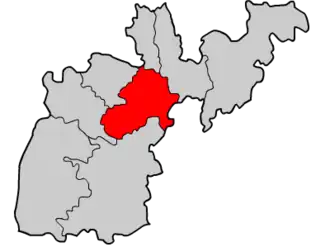 Царскосельский уезд на карте