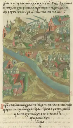 Царь Ибак убивает хана Ахмата