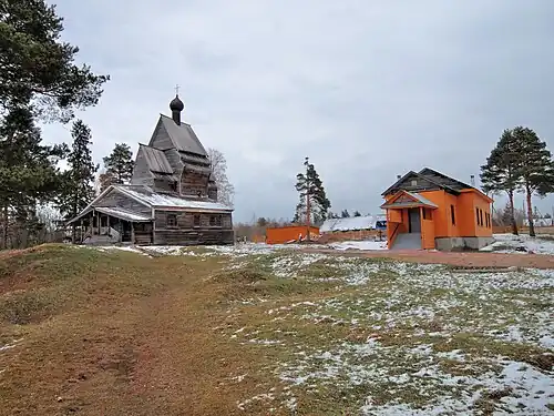 Церковь Георгия Победоносца и новый скит