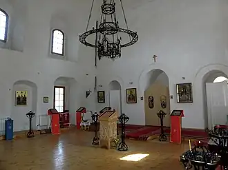 Внутренний интерьер храма