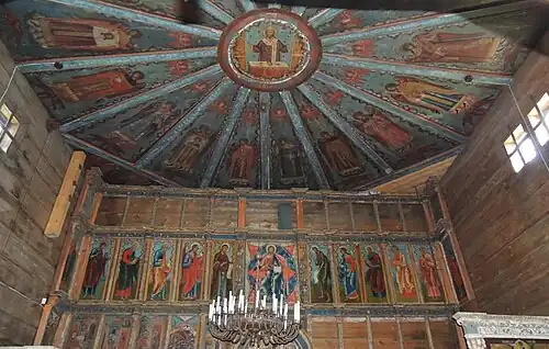 Потолок небом в наосе