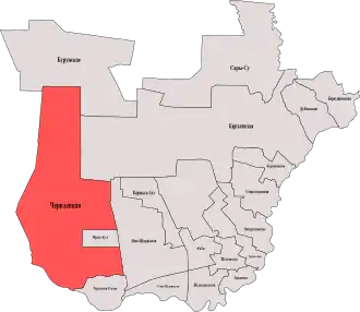 Червлёнское сельское поселение на карте