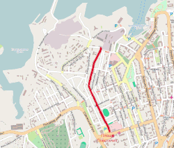 На карте города