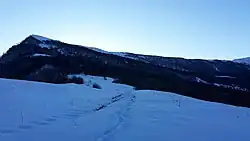 Часть горы Тумсой-Лам зимой