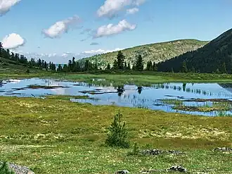 Восточный край озера