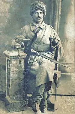 М. Шатаев участник боёв, 1918 год