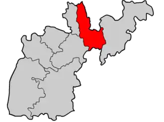 Шлиссельбургский уезд на карте