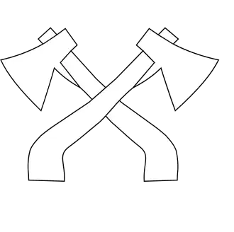 Эмблема инженерных войск РККА.