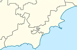 Междуречье на карте