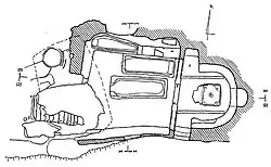 План церкви Южного пещерного монастыря