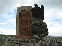 На въезде в село