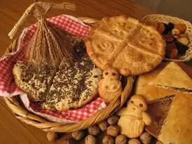 Ритуальные виды хлеба, выпекаемые на новый год и рождество