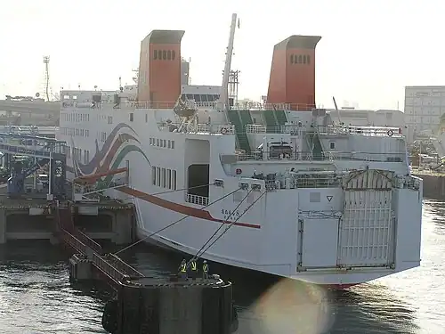 Паром Orange 8, построенный на верфи Имабари в 1999 году