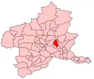 Расположение села Мияги в префектуре Гумма