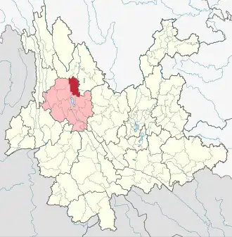 Хэцин на карте