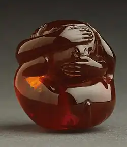 Композиция с одной обезьяной «Не вижу, не слышу, не скажу зла»