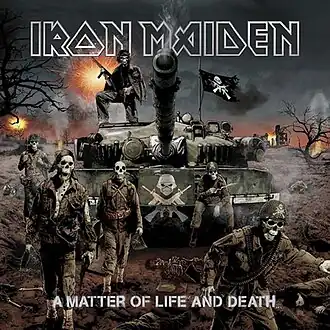 Обложка альбома Iron Maiden «A Matter of Life and Death» (2006)