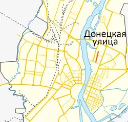 На карте города